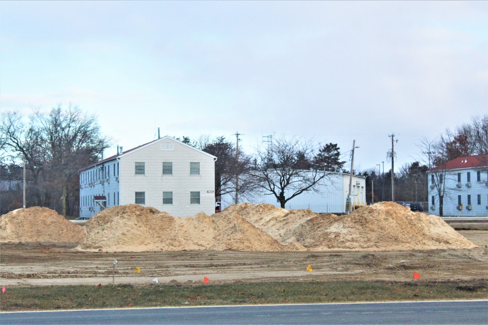 Continued building demolition in Fort McCoy’s 1600 block makes way for more transformation by construction