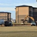 Continued building demolition in Fort McCoy’s 1600 block makes way for more transformation by construction