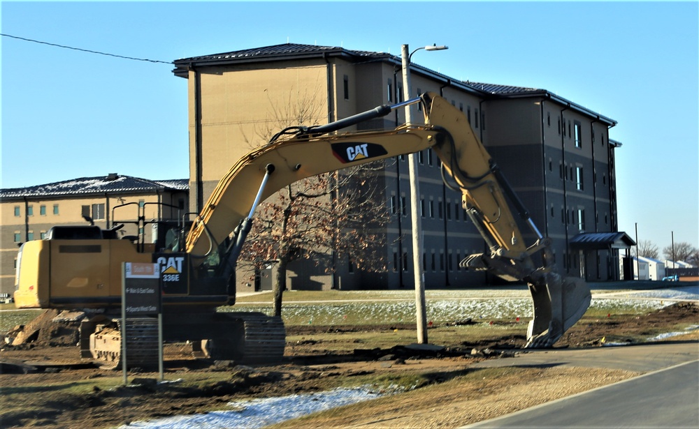 Continued building demolition in Fort McCoy’s 1600 block makes way for more transformation by construction