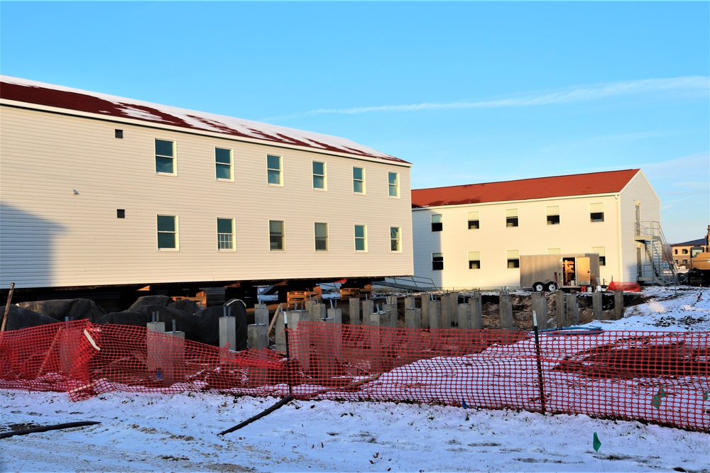 Work to finish reset for relocated World War II-era barracks continues at Fort McCoy