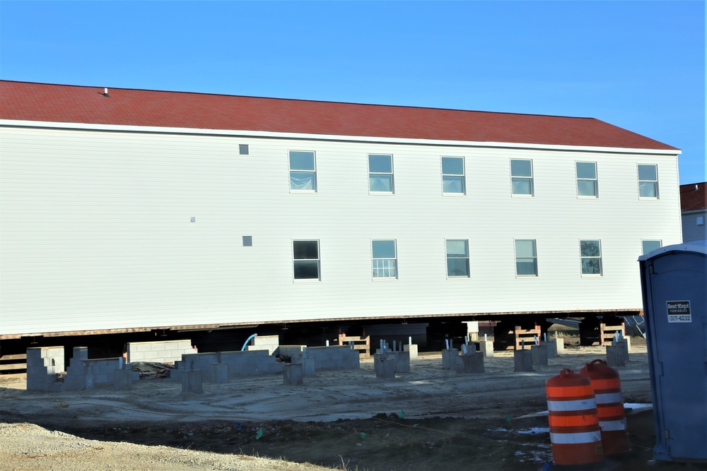 Work to finish reset for relocated World War II-era barracks continues at Fort McCoy