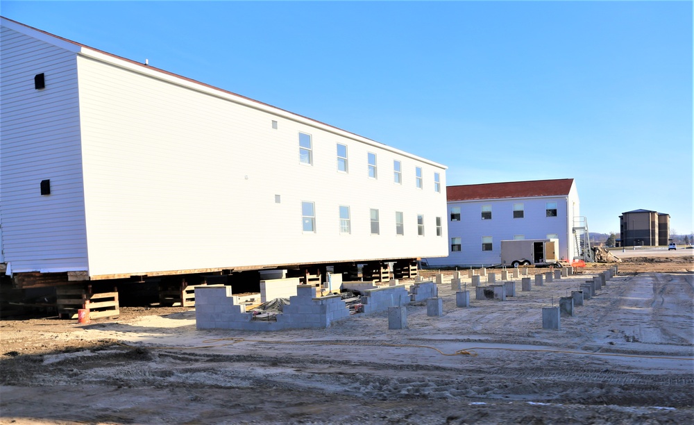 Work to finish reset for relocated World War II-era barracks continues at Fort McCoy