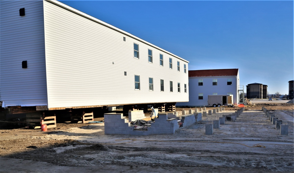 Work to finish reset for relocated World War II-era barracks continues at Fort McCoy