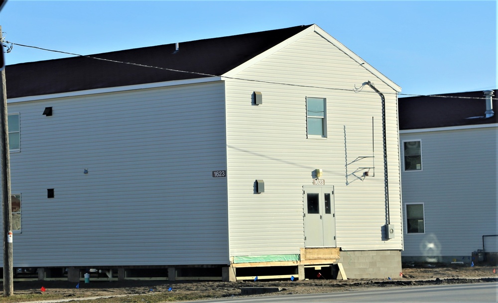 Work to finish reset for relocated World War II-era barracks continues at Fort McCoy