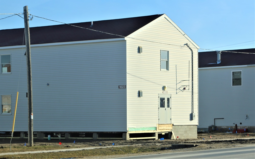 Work to finish reset for relocated World War II-era barracks continues at Fort McCoy