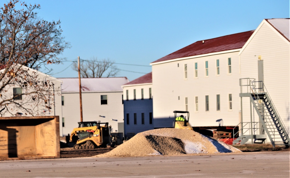 Work to finish reset for relocated World War II-era barracks continues at Fort McCoy