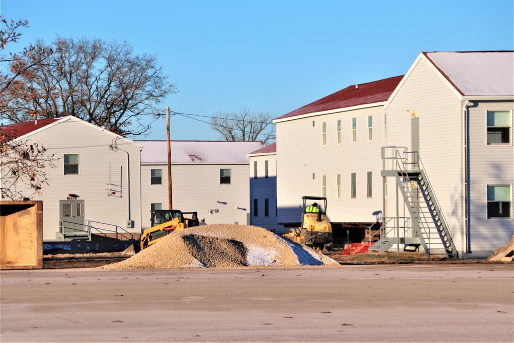 Work to finish reset for relocated World War II-era barracks continues at Fort McCoy