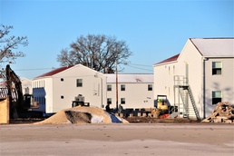 Work to finish reset for relocated World War II-era barracks continues at Fort McCoy