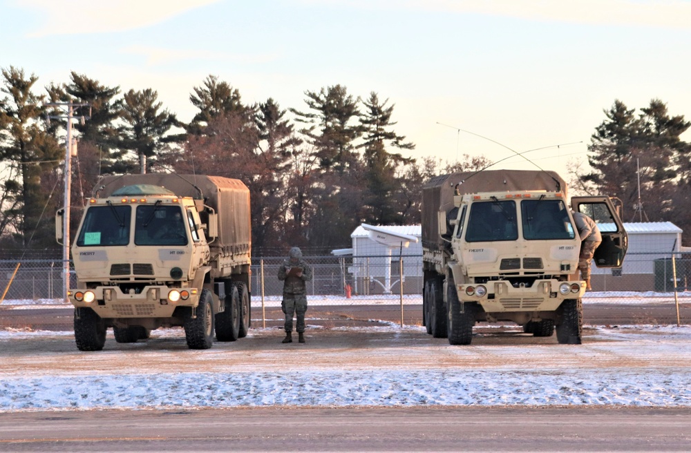 December 2023 training operations at Fort McCoy