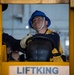 Sailor Operates A Forklift Aboard USS Carl Vinson (CVN 70)