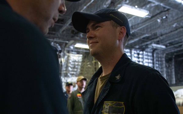 USS Mobile (LCS 26) ESWS Pinning
