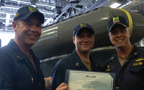 USS Mobile (LCS 26) ESWS Pinning