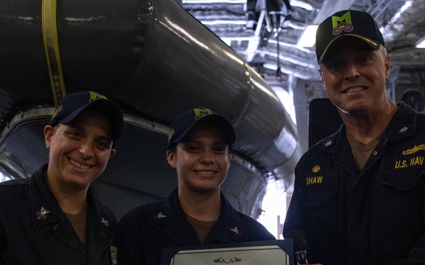 USS Mobile (LCS 26) ESWS Pinning