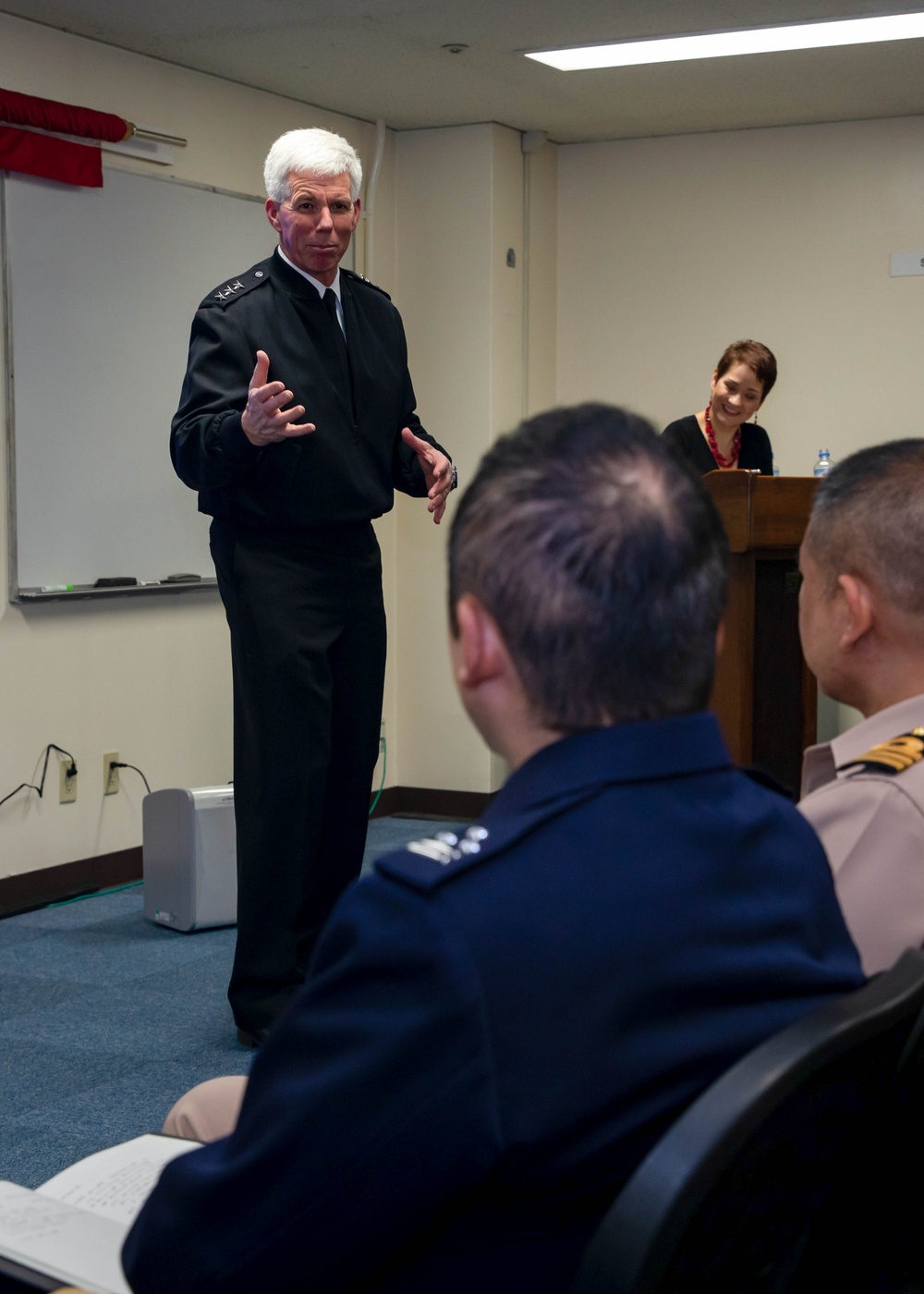 Commander, U.S. 7th Fleet Speaks with Joint Staff College Students