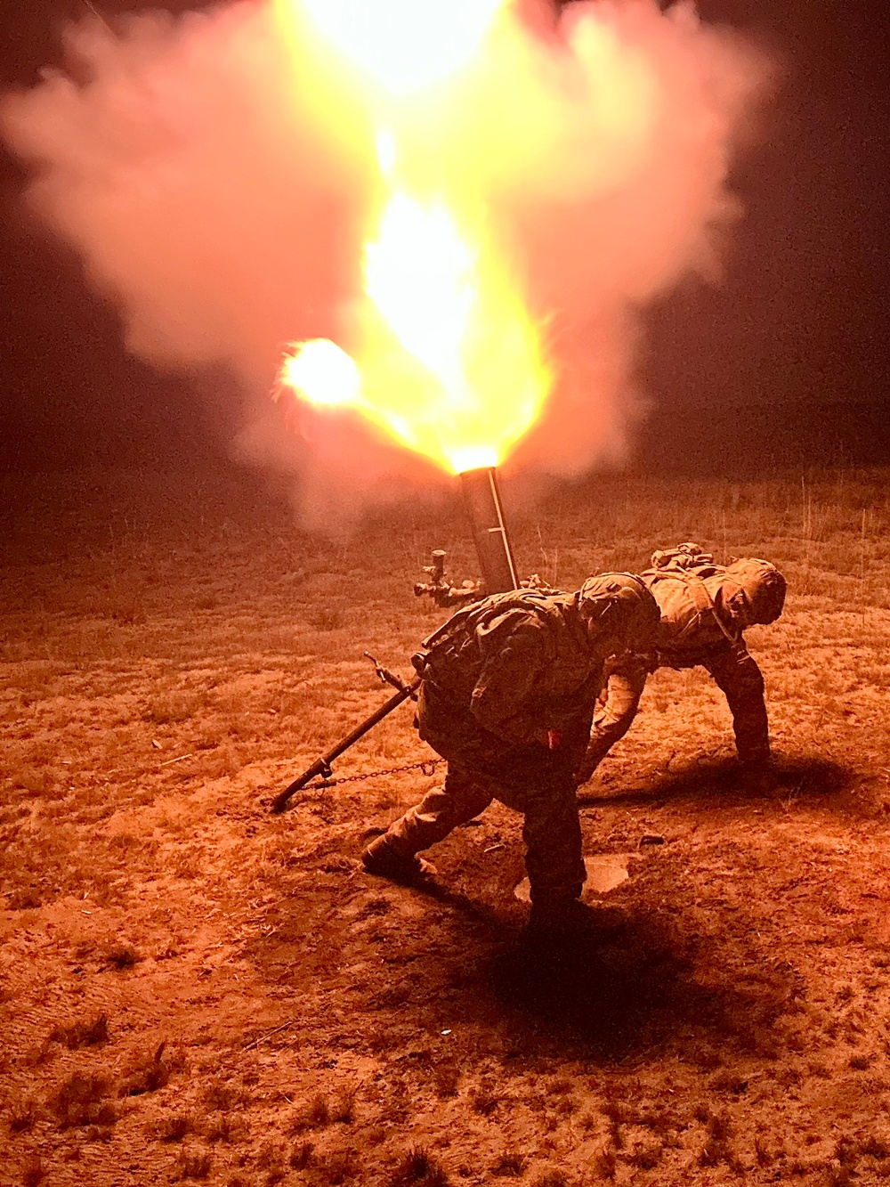 6-8 Cavalry Mortar Training