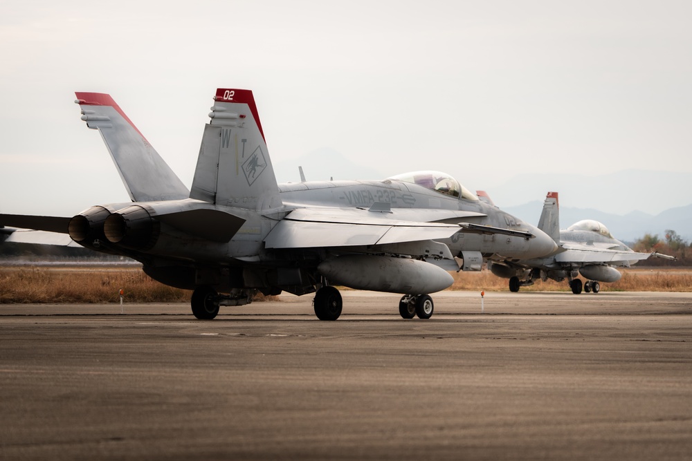 NATR: VMFA-232 conducts flight operations at Nyutabaru Air Base