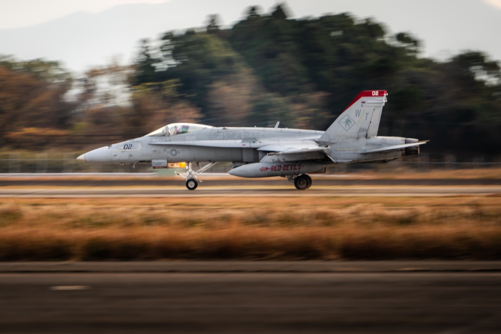 NATR: VMFA-232 conducts flight operations at Nyutabaru Air Base