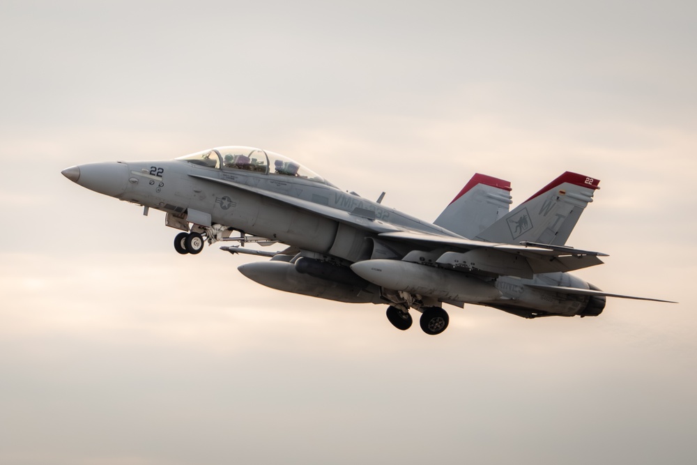 NATR: VMFA-232 conducts flight operations at Nyutabaru Air Base