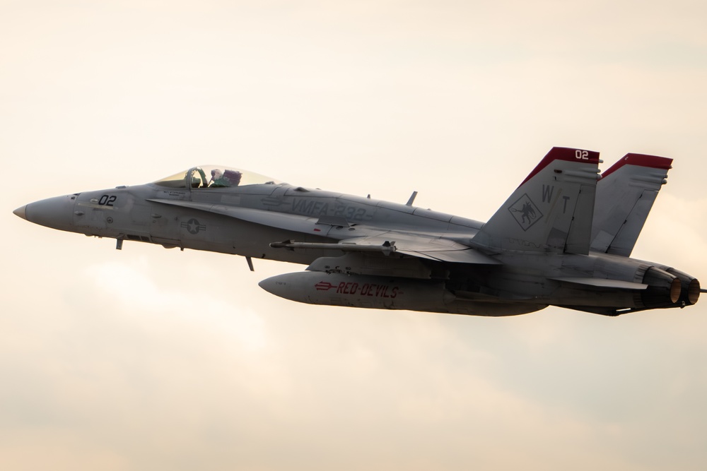 NATR: VMFA-232 conducts flight operations at Nyutabaru Air Base