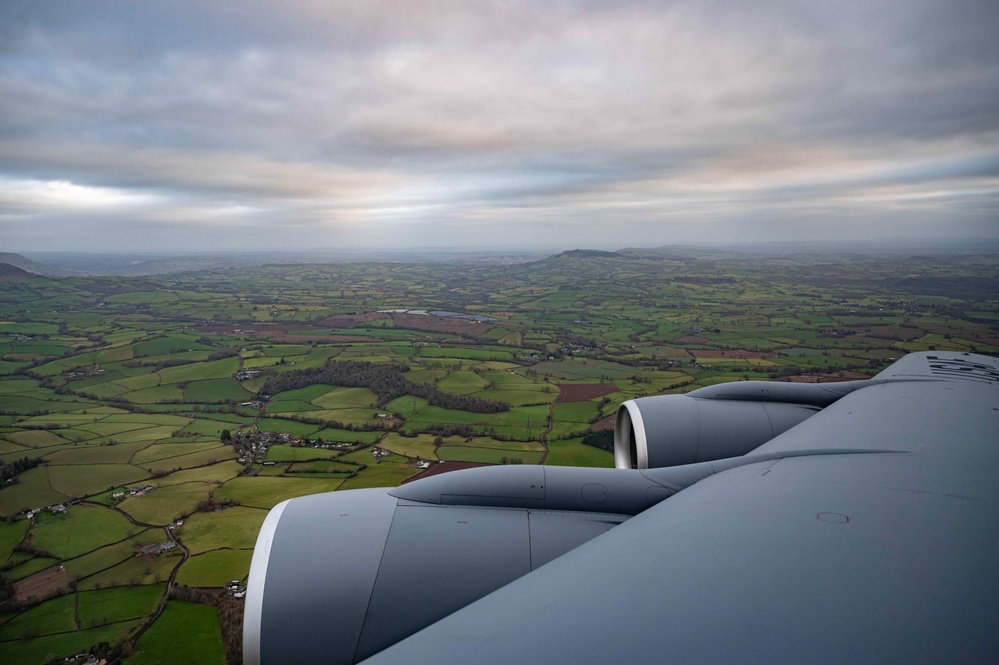 351st ARS conducts first low-altitude flying KC-135 mission over the United Kingdom
