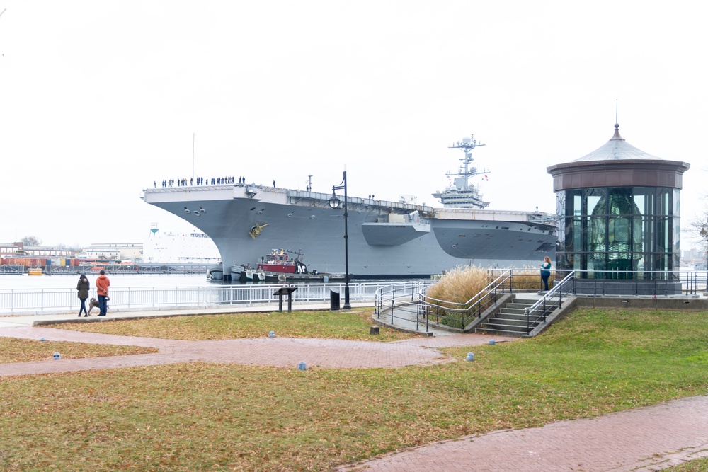 USS Harry S. Truman returns to Naval Station Norfolk