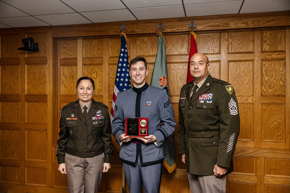 Cadet Overcomes Cancer, Receives Foley Scholarship of Honor