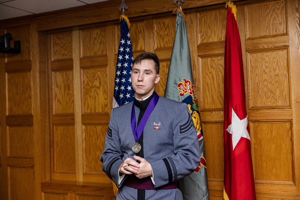 Cadet Overcomes Cancer, Receives Foley Scholarship of Honor