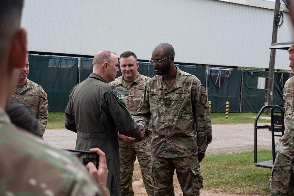 12th Air Force Deputy Commander visits Soto Cano Air Base