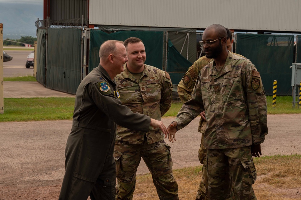 12th Air Force Deputy Commander visits Soto Cano Air Base