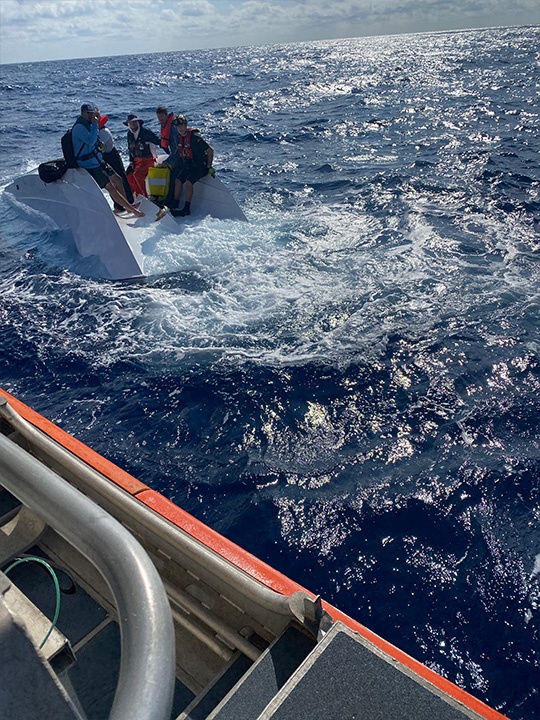 Coast Guard Station Cortez rescued 4 people off Egmont Key