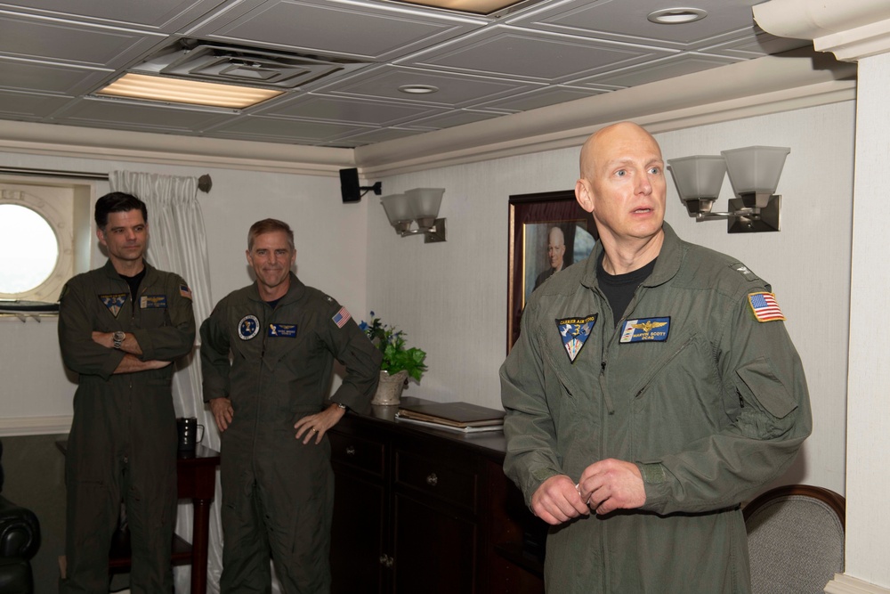 Carrier Air Wing 3 Holds Change of Command