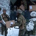 Freezing Winds 23: Marines With CLB-6 Resupply Finnish Service Members of The Nylands Brigade