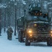 Freezing Winds 23: Marines With CLB-6 Resupply Finnish Service Members of The Nylands Brigade