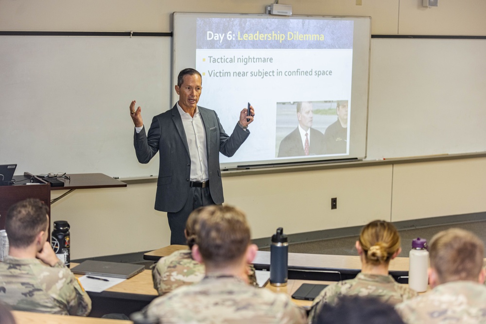Former FBI Agent Teaches Cadets Negotiation Methods Using “Boy In The Bunker” Case