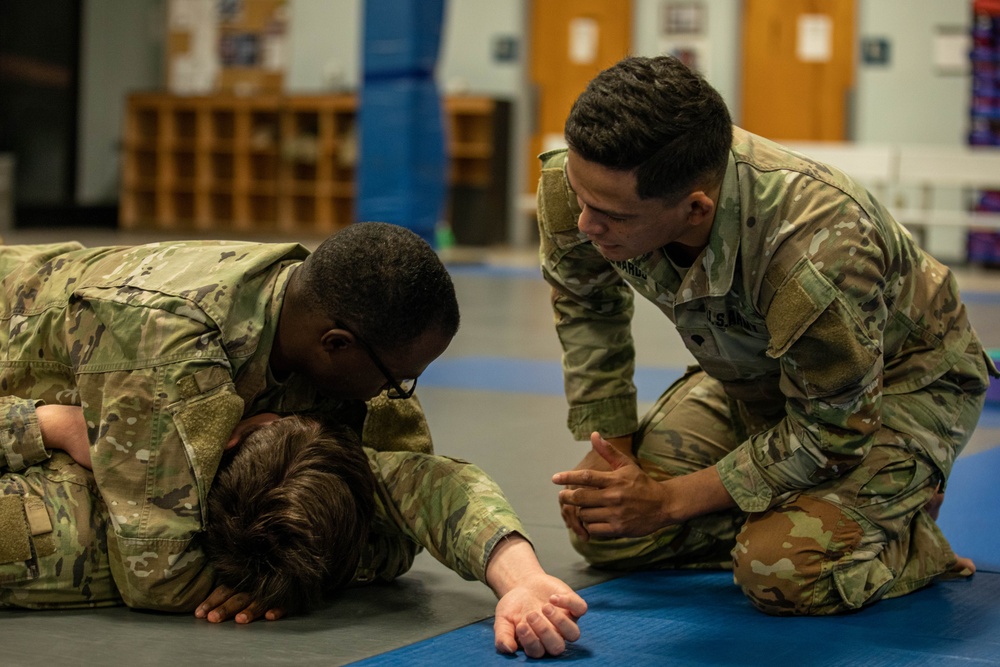 The 50th Public Affairs Detachment Improves Their Combatives Skills