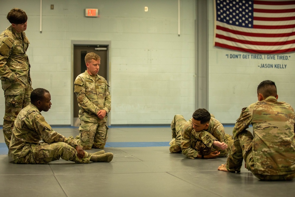 The 50th Public Affairs Detachment Improves Their Combatives Skills