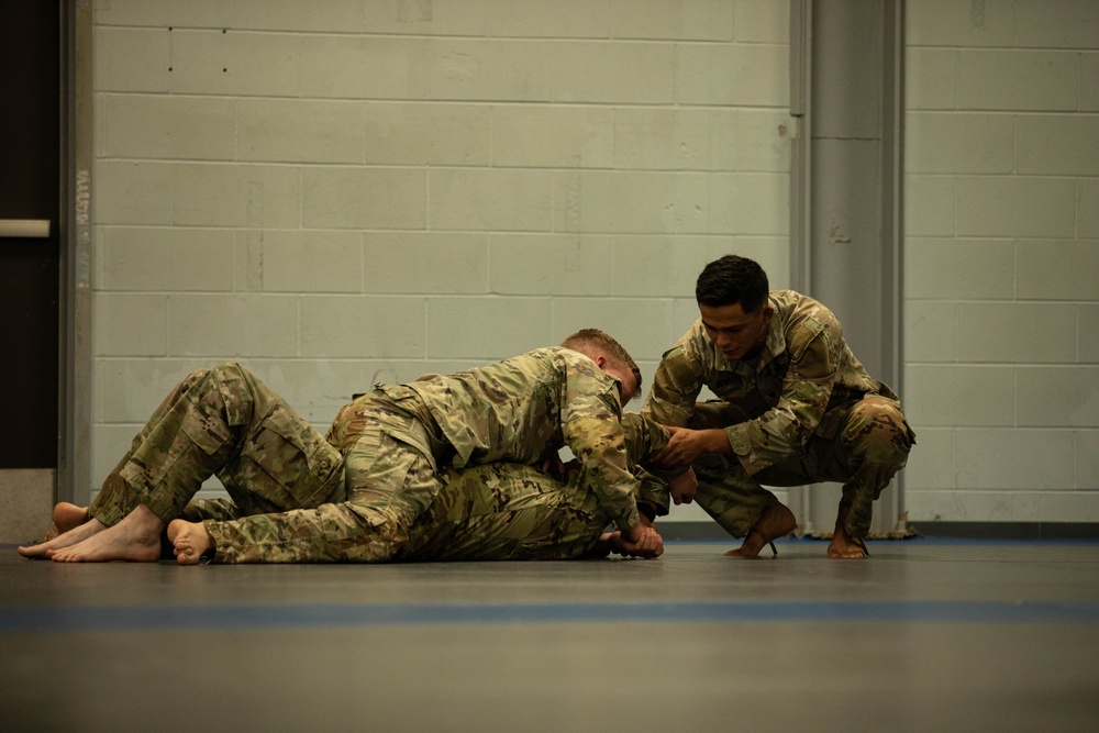 The 50th Public Affairs Detachment Improves Combatives Skills