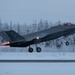 F-35s take off on Eielson