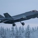 F-35s take off on Eielson
