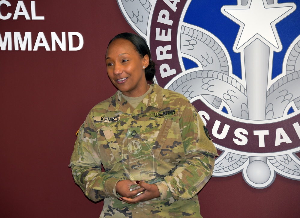 SSG Kemp speaking