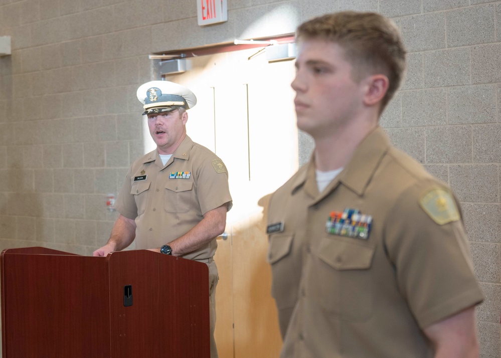 Sea Cadet gets pinned to CPO