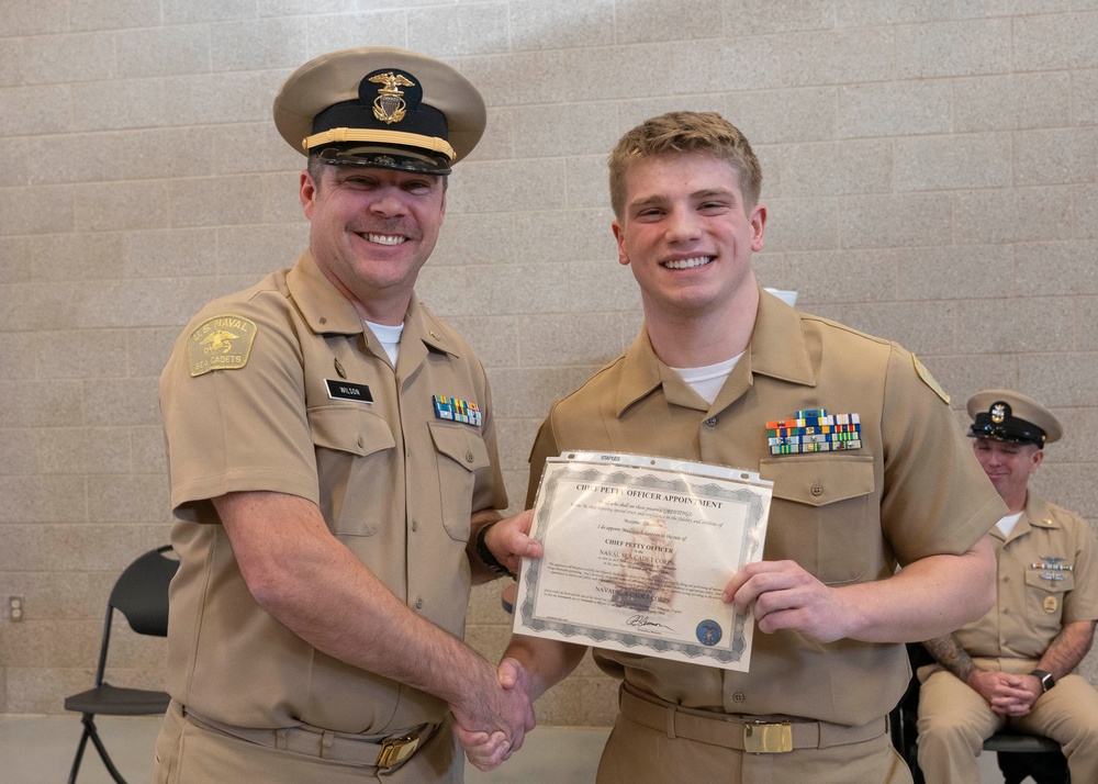 Sea Cadet gets pinned to CPO