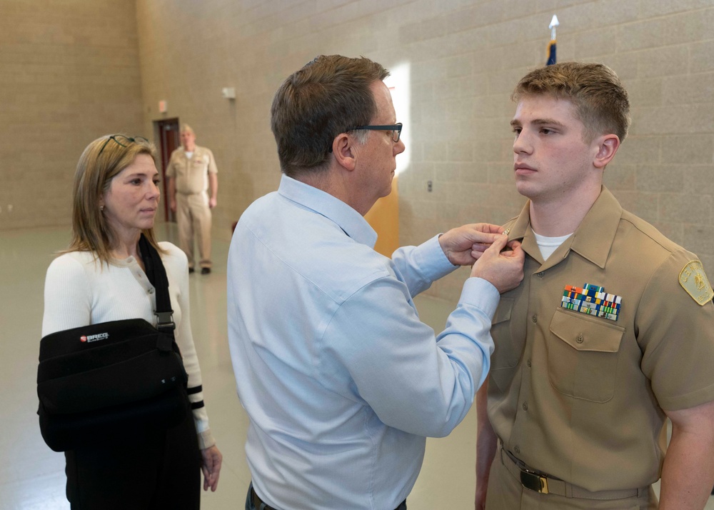 Sea Cadet gets pinned to CPO