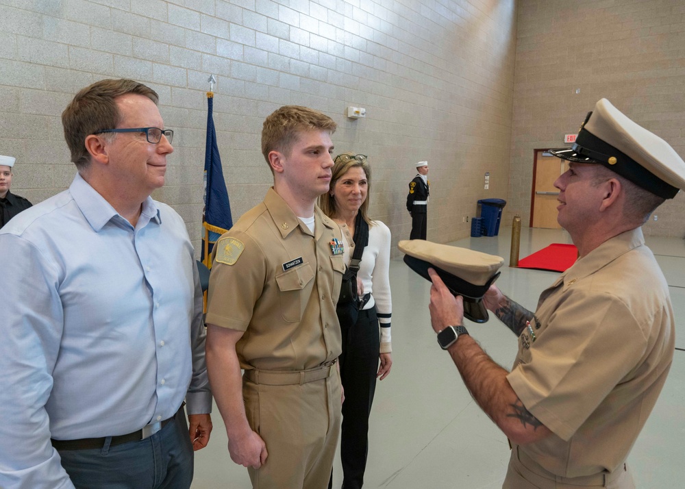 Sea Cadet gets pinned to CPO