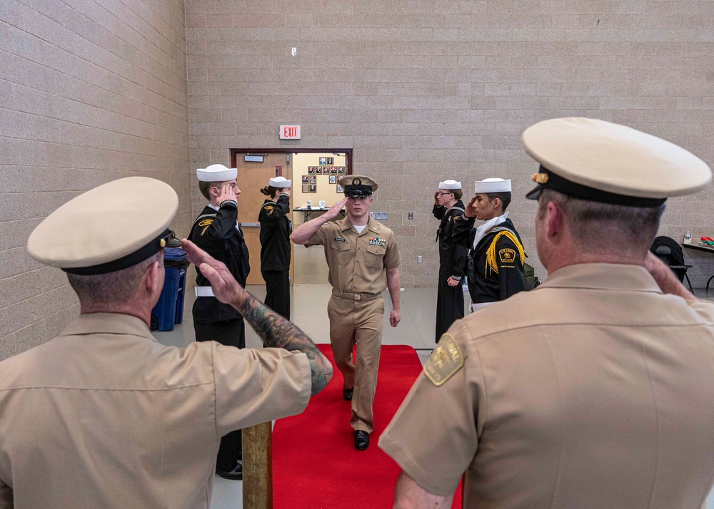 Sea Cadet gets pinned to CPO