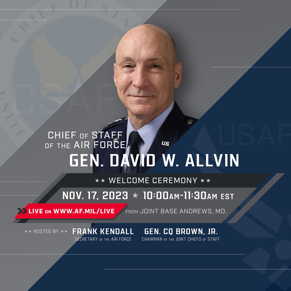 DVIDS - Images - Chief Of Staff Of The Air Force Gen. David W. Allvin ...