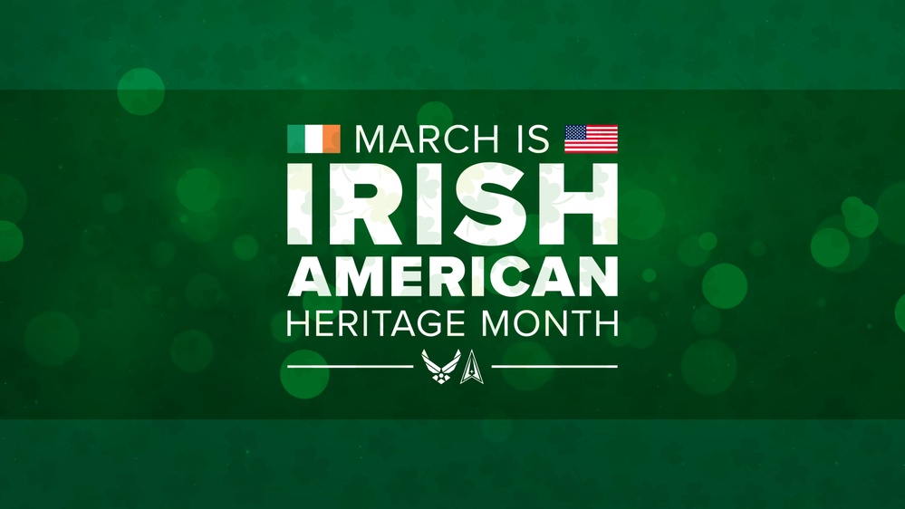 Irish Heritage Month observance graphic
