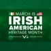 Irish Heritage Month observance graphic