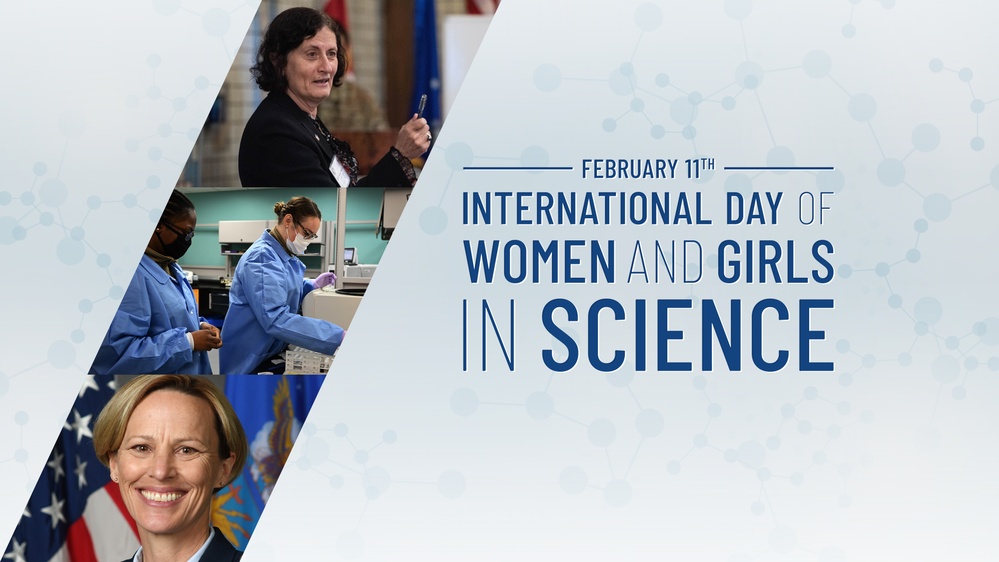 International Day of Women and Girls in Science observance graphic