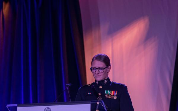 Captain Caroline Locksmith: Serving Up Marine Corps Excellence at the AVCA conference.